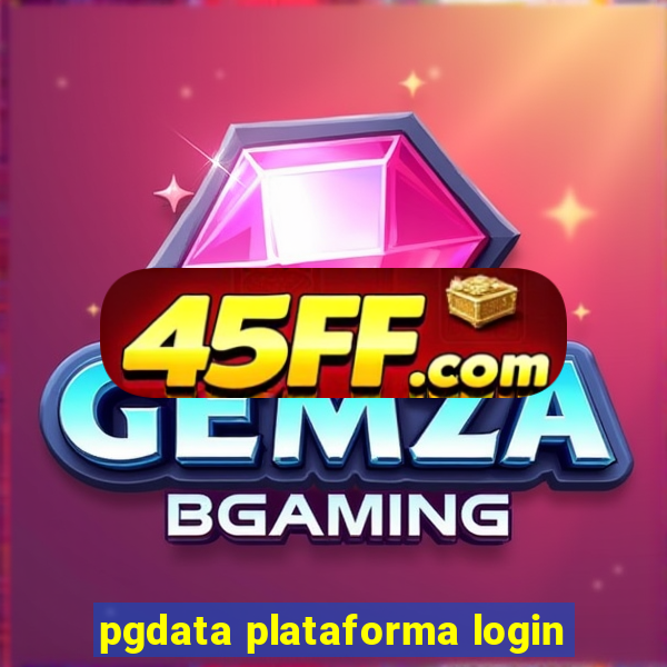 pgdata plataforma login